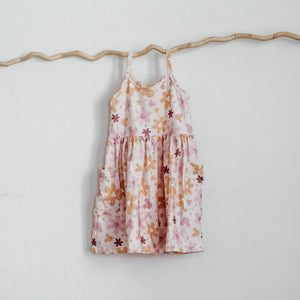 Magical Flowers Pocketed Tank Dress