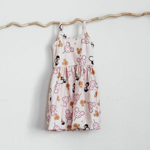 Magical Cotton Candy Pocketed Tank Dress